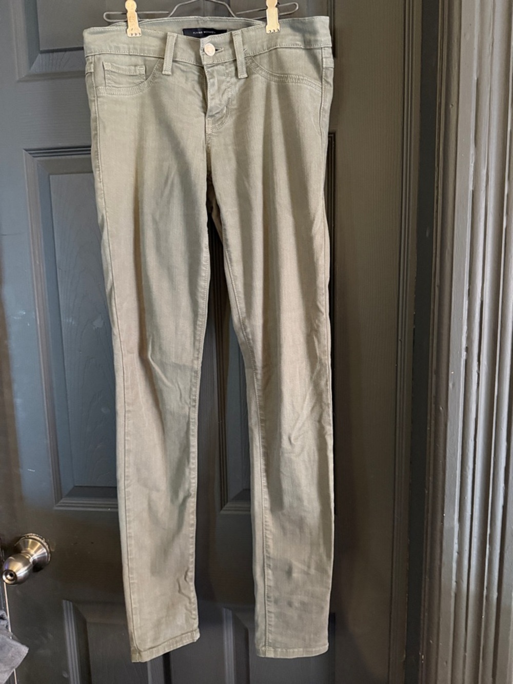Flying Monkey Olive Green Casual Jeans